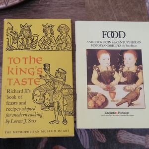 Medieval Cooking Duo: Yellow and White Covers